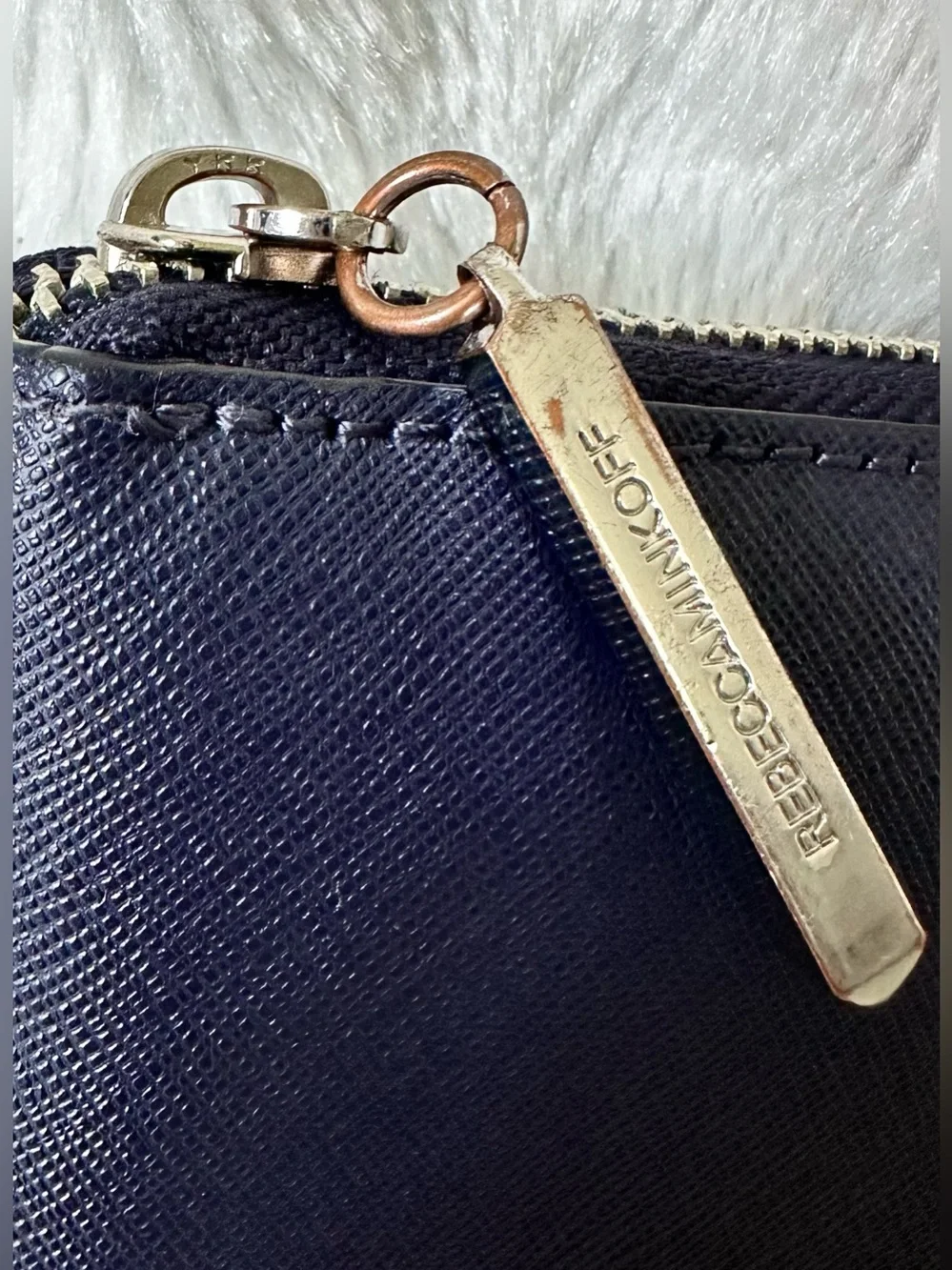 Rebecca Minkoff Saffiano Ada Zip Wallet/Clutch